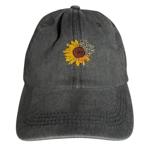 Accessories - Sunflower Cotton Baseball Cap Adjustable Hat In Gray